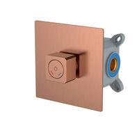 Смеситель скрытого монтажа для раковины BOHEME Quad 154-5-CB автоматический Copper Brushed — 1