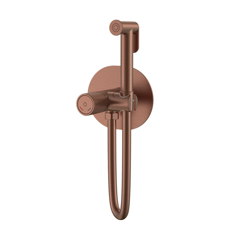 Встраиваемый гигиенический душ BOHEME Tech 157-BRB Brushed Bronze