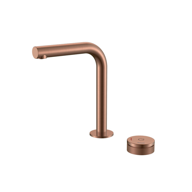 Смеситель скрытого монтажа для раковины BOHEME Tech 158-CB автоматический Copper Brushed