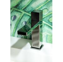 Смеситель для раковины BOHEME Quad 159-SGM автоматический Shine Gun Metal — 3