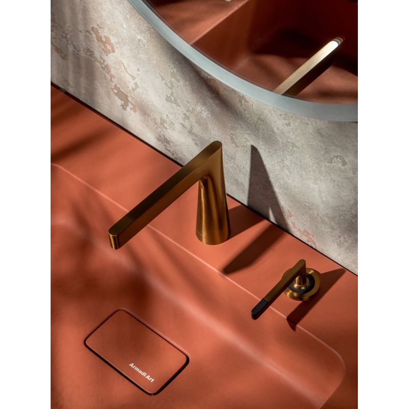 Смеситель скрытого монтажа для раковины BOHEME Duo 161-CB Copper Brushed