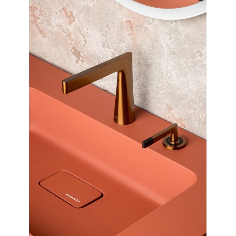 Смеситель скрытого монтажа для раковины BOHEME Duo 161-CB Copper Brushed
