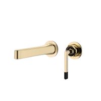 Смеситель скрытого монтажа для раковины BOHEME Duo 165-G Gold — 1