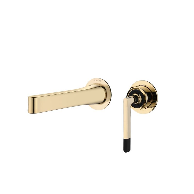 Смеситель скрытого монтажа для раковины BOHEME Duo 165-G Gold