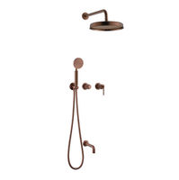Душевая система скрытого монтажа BOHEME Eterna 174-2-CB Copper Brushed — 1