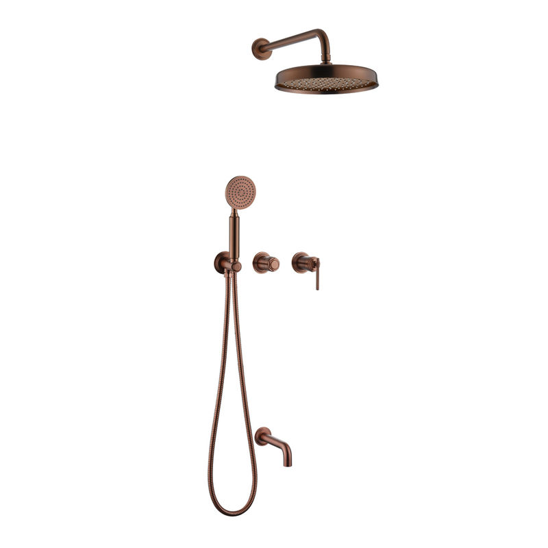 Душевая система скрытого монтажа BOHEME Eterna 174-2-CB Copper Brushed