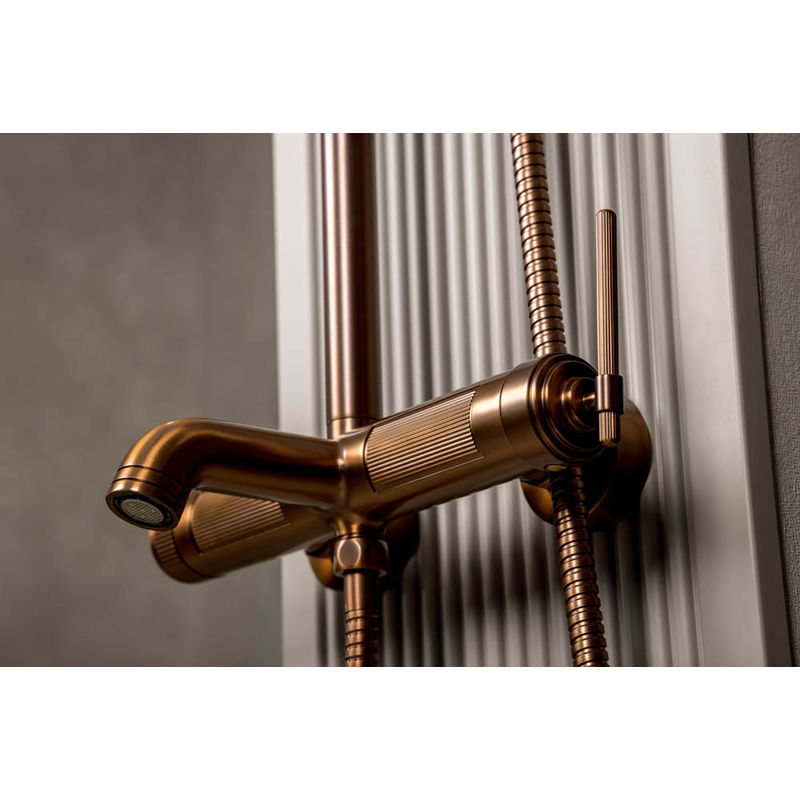 Стойка для душа ETERNA BRUSHED BRONZE