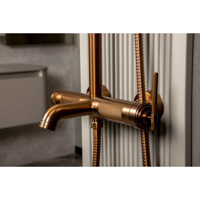 Стойка для душа ETERNA BRUSHED BRONZE