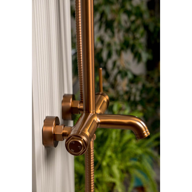 Стойка для душа ETERNA BRUSHED BRONZE