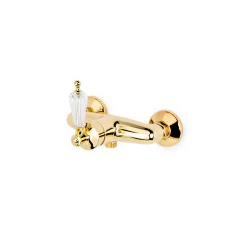 Смеситель для душа BOHEME Vogue 214-SW золото с прозрачным SW