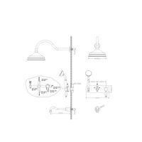 Душевая система скрытого монтажа BOHEME Medici 308 — 2