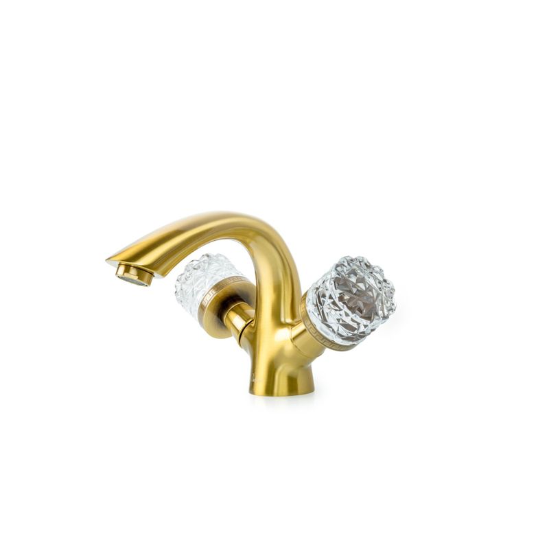 Смеситель для раковины BOHEME Crystal 311-CRST бронза