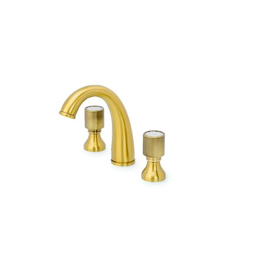 Смеситель скрытого монтажа для раковины BOHEME Royal Crystal 317-Royal/CRST бронза
