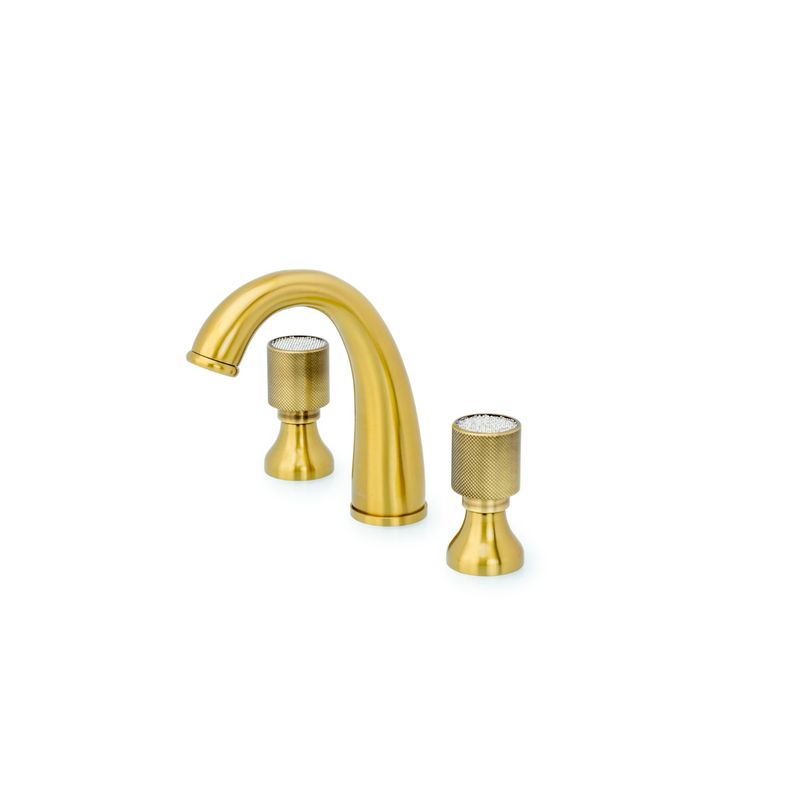 Смеситель скрытого монтажа для раковины BOHEME Royal Crystal 317-Royal/CRST бронза