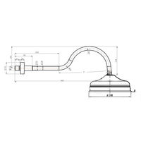 Верхний душ BOHEME Imperiale 414 20 см — 2