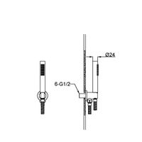Душевой гарнитур BOHEME Uno 422-SET-BRB Brushed Bronze — 2
