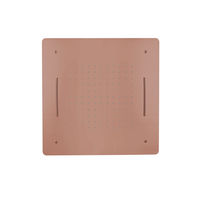 Верхний душ BOHEME 428-CB 2-х функциональный из нерж. стали Copper Brushed — 1