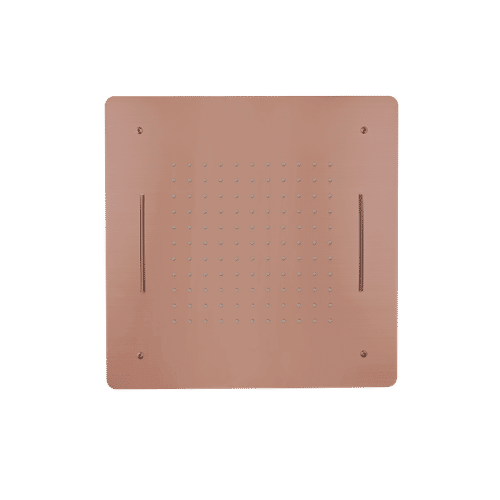 Верхний душ BOHEME 428-CB 2-х функциональный из нерж. стали Copper Brushed