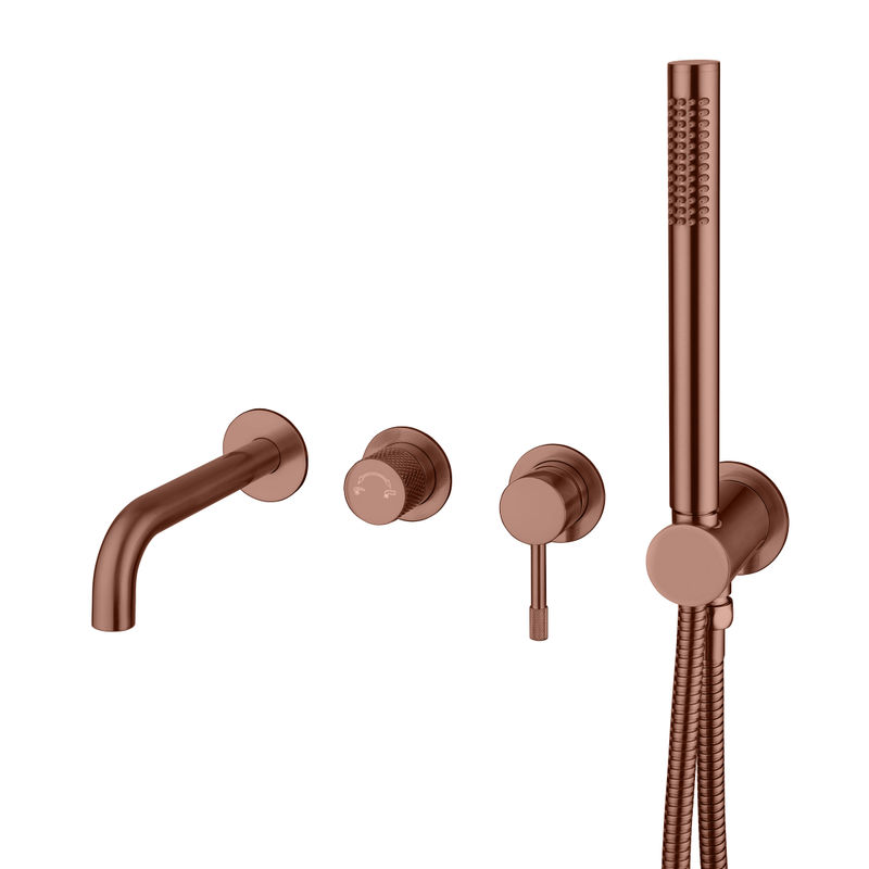 Душевой гарнитур скрытого монтажа BOHEME Uno 464-3-BRB Brushed Bronze