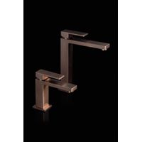 Смеситель для раковины BOHEME Qubic 471-BRB Brushed Bronze — 3