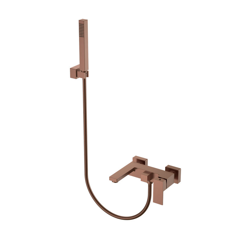 Смеситель для ванны BOHEME Qubic 473-BRB Brushed Bronze