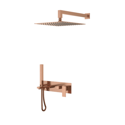 Душевая система скрытого монтажа BOHEME Qubic 474-BRB Brushed Bronze