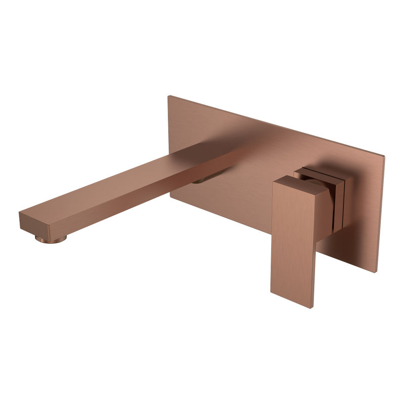 Смеситель скрытого монтажа для раковины BOHEME Qubic 475-BRB Brushed Brobze