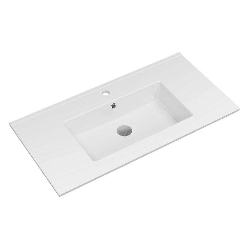 Раковина Brevita Lugo 90 см B-LUG090-01 белый