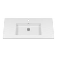 Раковина Brevita Lugo 100 см B-LUG100-01 белый — 2