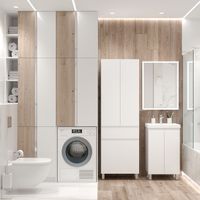 Тумба с раковиной BRIZ Элен 50 + Олли / 250 03-02050-22 00 БЕЛ+ОЛ-50 — 4