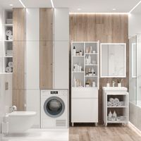 Тумба с раковиной BRIZ Элен 50 + Олли / 250 03-02050-22 00 БЕЛ+ОЛ-50 — 5