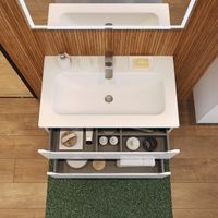 Тумба с раковиной BRIZ Страйп 60 + Флай / 368 03-18060-23 00 БЕЛ+ФЛ-60 — 4