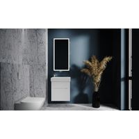 Тумба под раковину Raval Brik 65 подвесная Brk.01.65/P/W/RL белая — 3