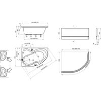 Акриловая ванна Ravak Rosa II C421000000 170×105 P белая — 10