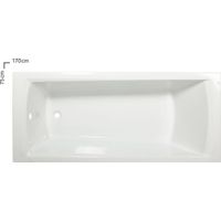 Акриловая ванна Ravak Domino Plus C621R00000 160х70 белая — 1