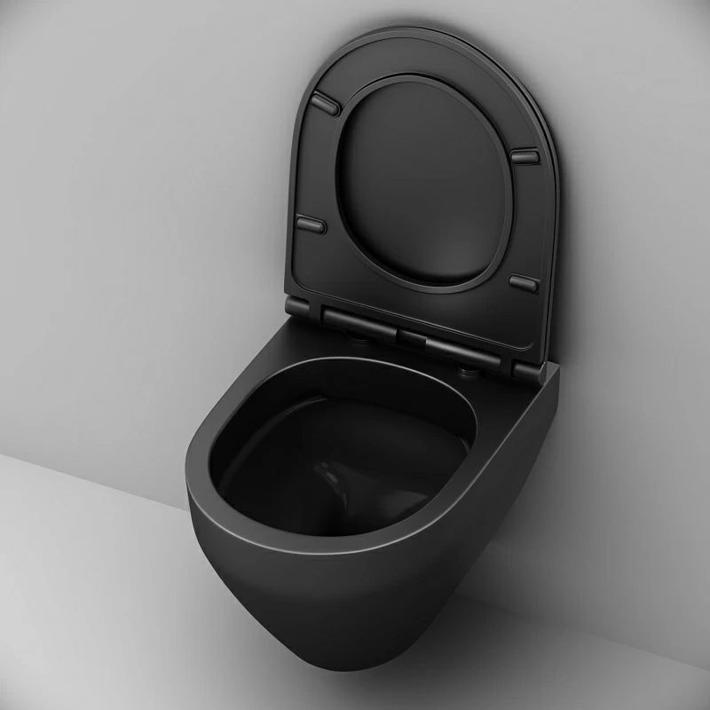 Унитаз подвесной AM.PM Spirit V2.0 C701700MBSC черный мат.