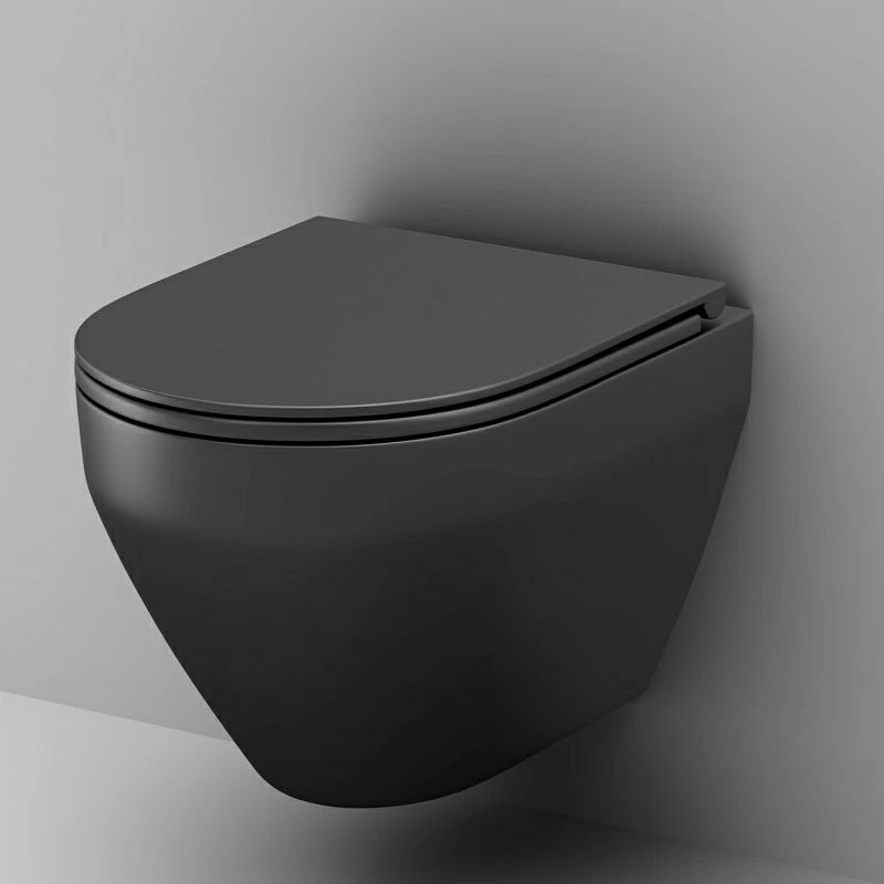 Унитаз подвесной AM.PM Spirit V2.0 C701700MBSC черный мат.