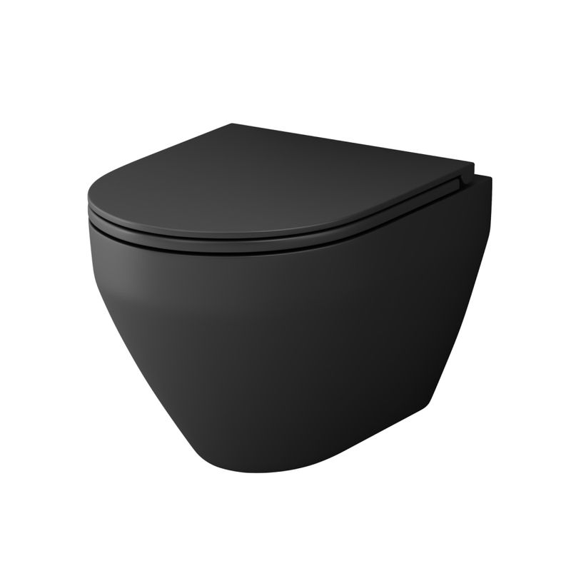 Унитаз подвесной AM.PM Spirit V2.0 C701700MBSC черный мат.