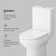 C708600WH Spirit V2.0 унитаз-компакт FlashClean без сиденья