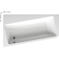 Акриловая ванна Ravak 10° C841000000 160×100 R — 1