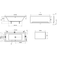 Акриловая ванна Ravak Formy 01 C881000000 180×80 белая — 6