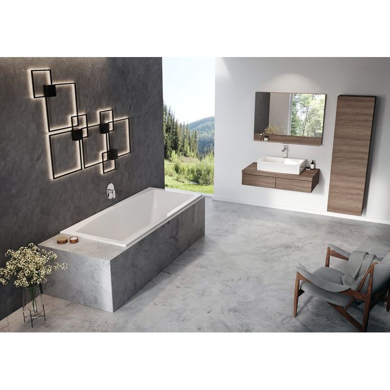 Акриловая ванна Ravak Formy 02 Slim C891300000 180×80 белая