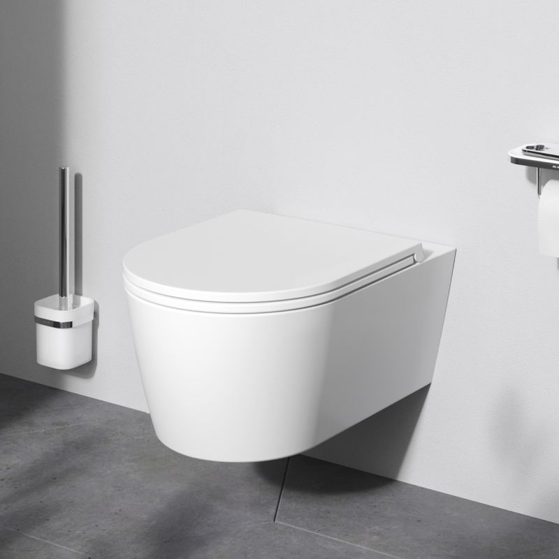 Подвесной унитаз AM.PM Func FlashClean C701700MBSC 54см с сиденьем микролифт