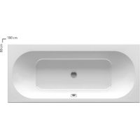 Акриловая ванна Ravak City Slim C921300000 180х80 белая — 1
