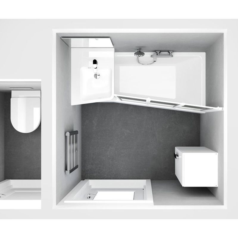 Акриловая ванна Ravak Be Happy II C951000000 170х75 R белая