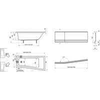 Акриловая ванна Ravak Be Happy II C981000000 150х75 L белая — 7
