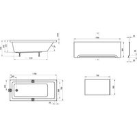Акриловая ванна Ravak CA71000000 10° 170х75 белая — 5