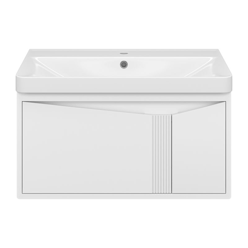 Тумба под раковину Brevita Cascade 80 подвесная / CAS-09080-011Я белая