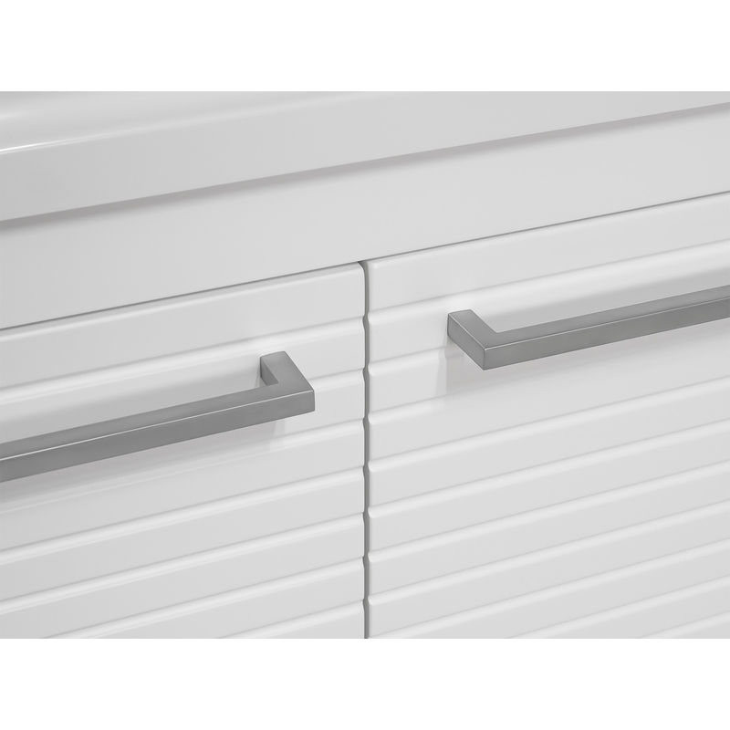 Тумба под раковину Brevita Catania 100 подвесная / CAT-01100-074П белая эмаль