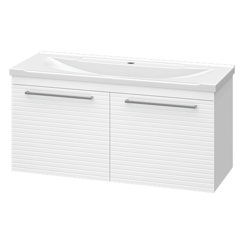 Тумба под раковину Brevita Catania 100 подвесная / CAT-01100-074П белая эмаль